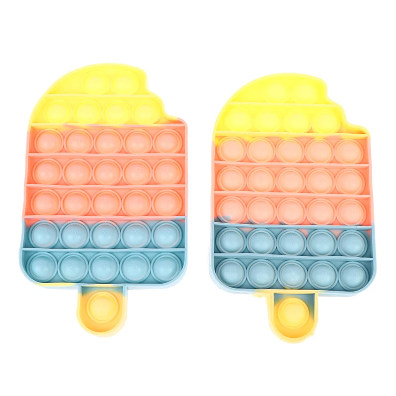 

Desktop Fun Big Size Push Bubble Silicone Reusable Fidget Toys Children Adult Stress Reliever Squeeze Board Gift
