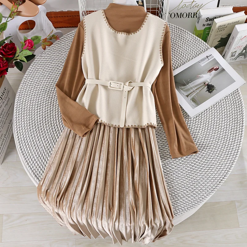 Gagarich женское длинное платье осень весна костюм 2020 новое Золотое бархатное