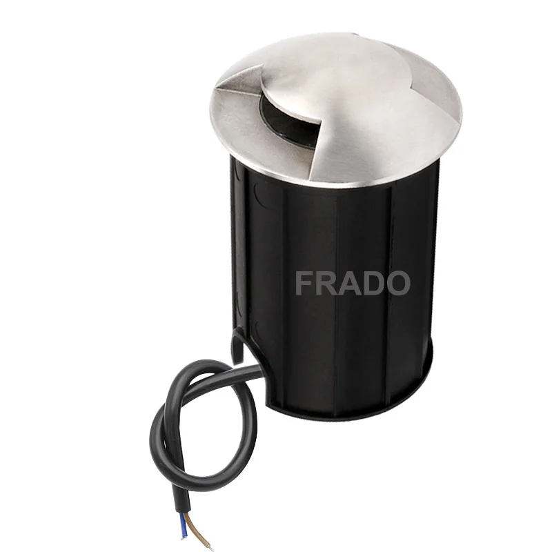 IP68 светодиодный подземный светильник из нержавеющей стали 3 Вт напольный для