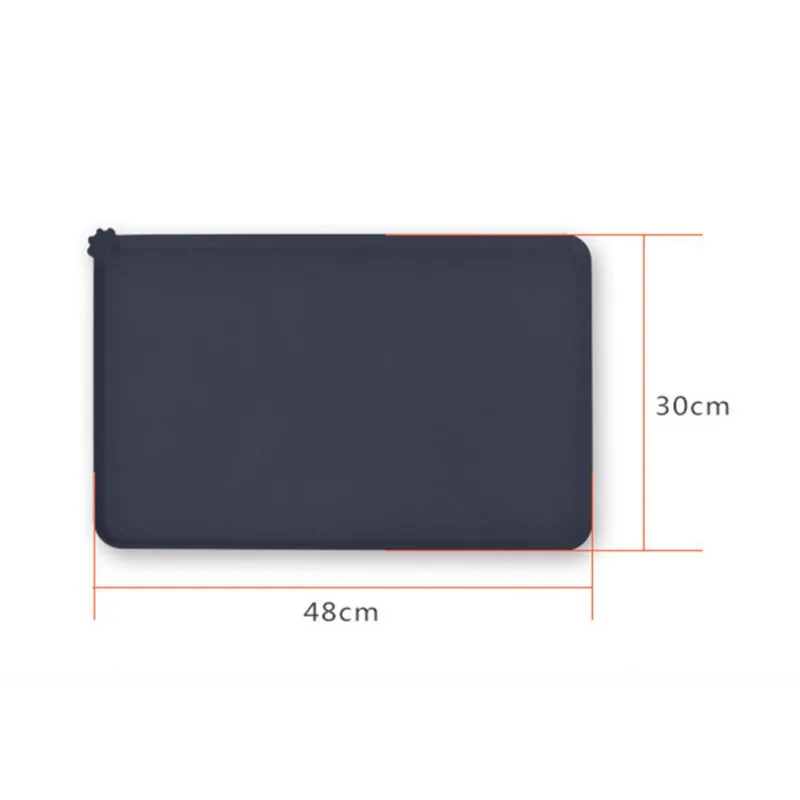 

Top Dog Waterproof Mat Pet Cat Dog Food Anti-overflow Anti-slip Silicone Meat Pad Travel Feeder Mats Accessories Dropship 2021