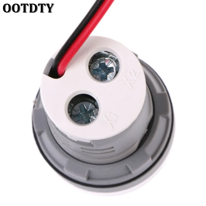 220V AC 22mm Digital Display Ampermeter Monitor Current Indicator Signal Light Ammeter Tester Measuring 0-100A Ampere Meter
