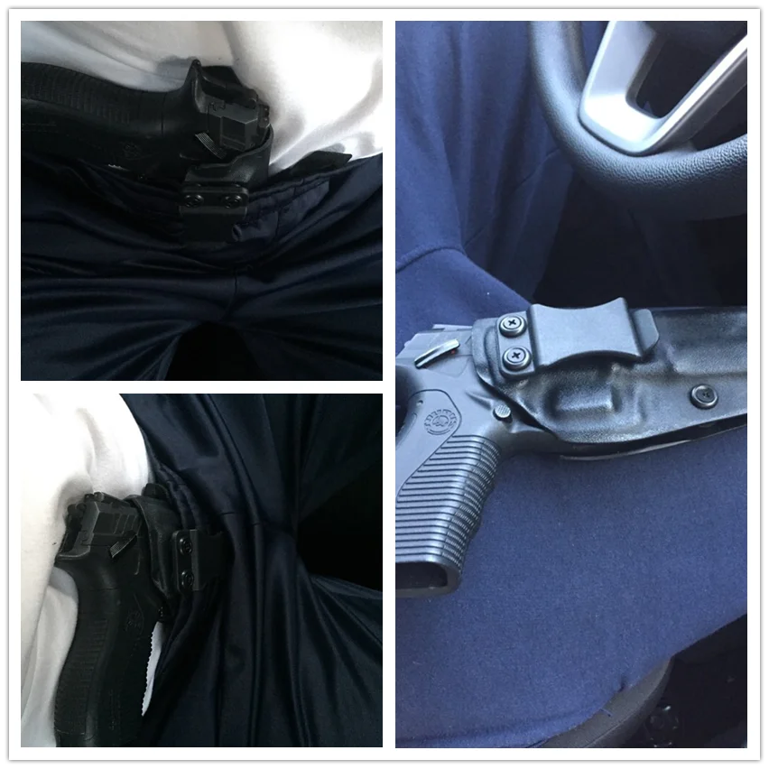 

Inside the Waistband kydex IWB Holster For Taurus Pt838 Pt840 Pt809 Th380 Concealment clip Concealed Carry Right Hand Draw