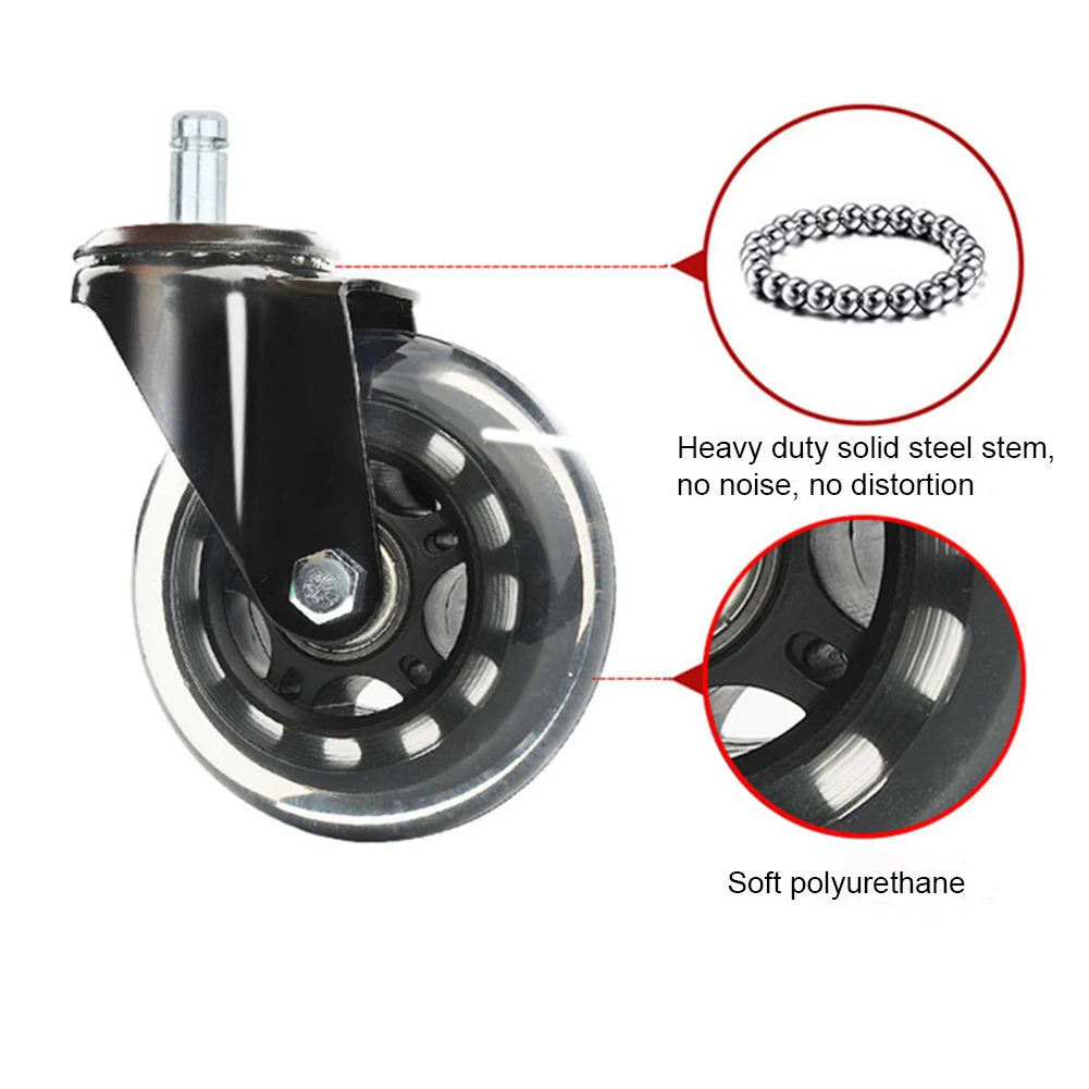 Сверхмощный домашний офисный стул тележка мебель бесшумный сменный