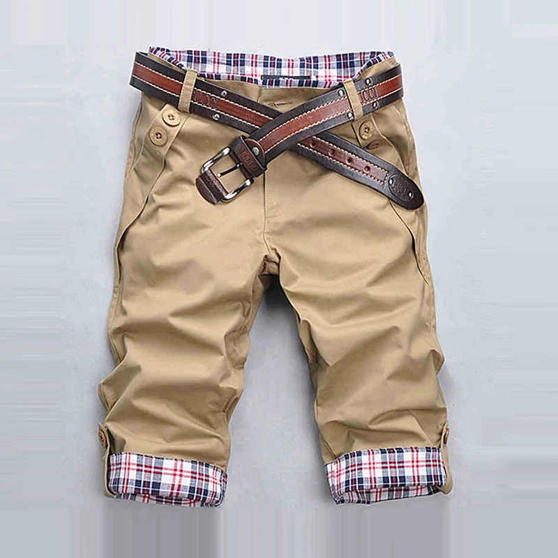 

2019 Men's Shorts Summer Mens Shorts Casual Slim Fit Short Men Streetwear Cargo Shorts Man Clothes Knee Length