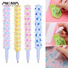 ANGNYA колючий мягкий дубинка с точечной фиксацией ручки мульти разноцветная Ручка головки 5D алмазов картина ручка крест стежка швейная фурнитура