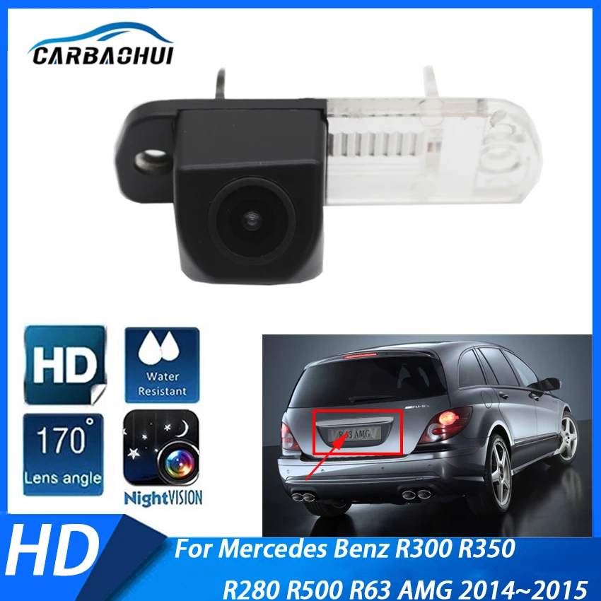 

HD Car Parking Backup View Camera Waterproof High quality RCA ​For Mercedes Benz R300 R350 R280 R500 R63 AMG 2014 ~ 2015