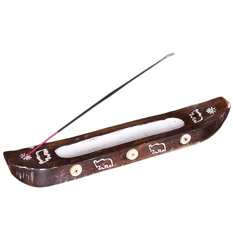 F лодка Тип твердое дерево благовония горелки для ароматические палочки