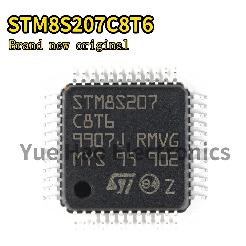 STM8S207C8T6 STM STM8 STM8S STM8S207 STM8S207C STM8S207C8 IC MCU 8BIT 64KB FLASH LQFP-48 | Электронные компоненты и