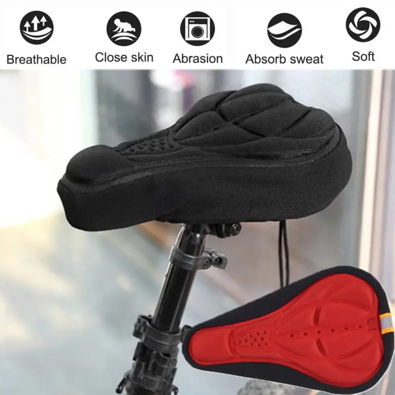 

Bicycle Saddle Breathable Cushion Covers 3D Thickened Cycling Seat Mat Road Mountain Bike Sponge Polymer Saddle Seat Cover Hot