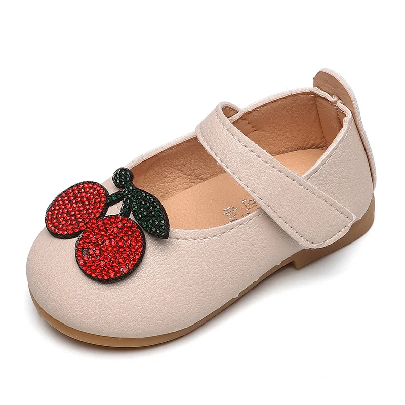 

Туфли из искусственной кожи для девочек, мягкая подошва, обувь принцессы, однотонные, весна-лето