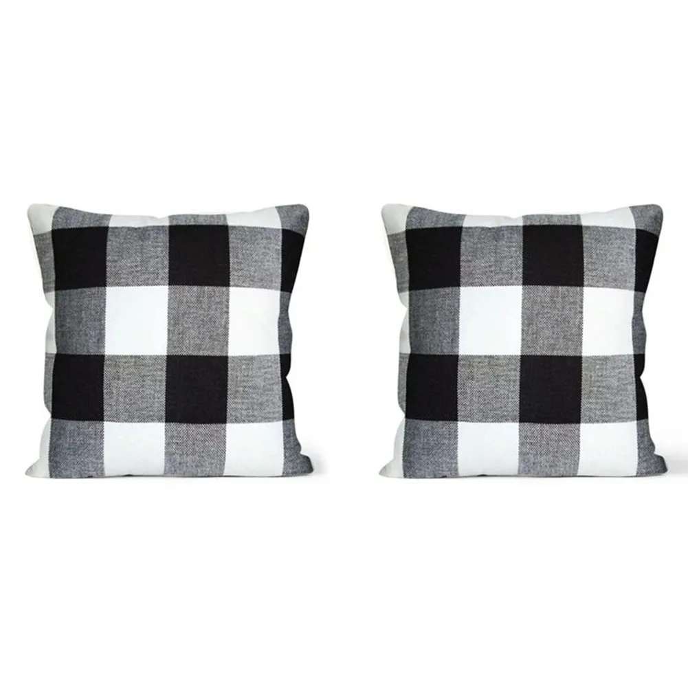 

Plaid Striped Throw Pillow Case Cuchion Covers Christmas Pillowcase Decorative Pillows For Sofa Chair Living Room Decoration