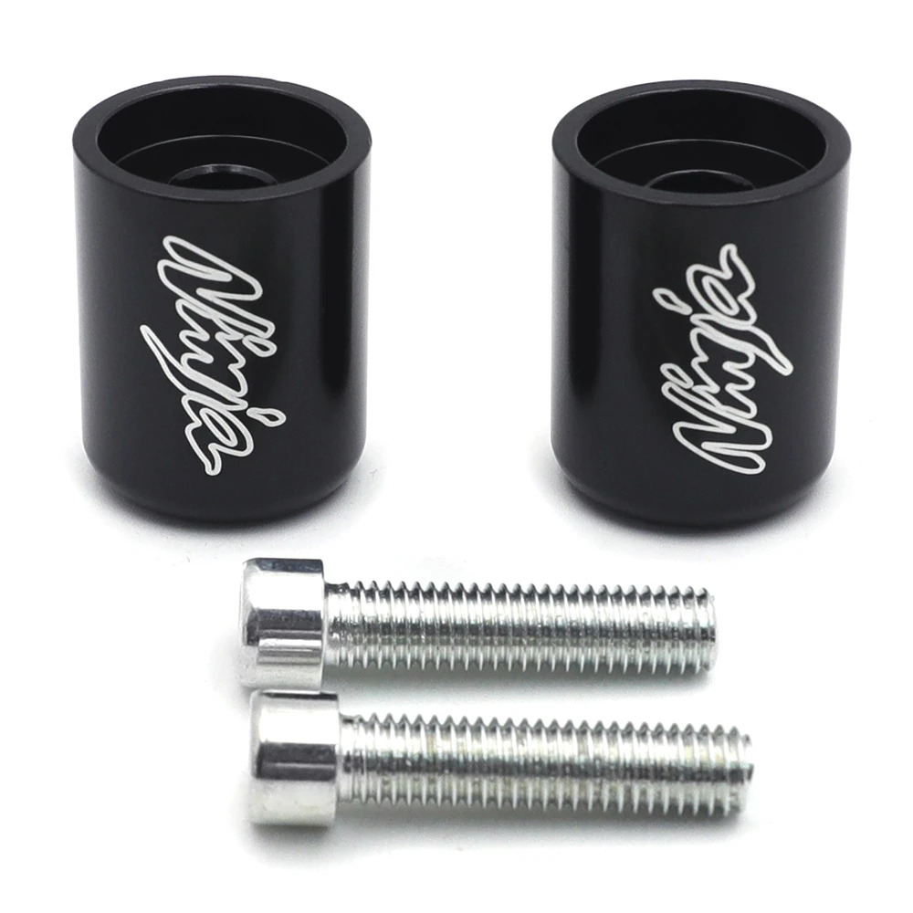 Bar Ends for Kawasaki 1995-2012 Ninja 250R ZX6R 1994-2003 ZX900 Black Aftermarket Free Shipping Motorcycle Parts |