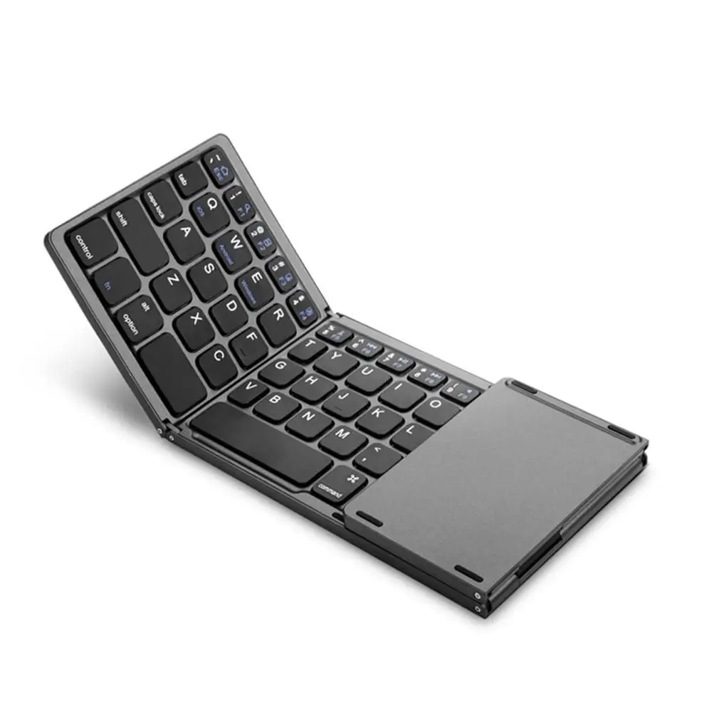 

Новая портативная мини-клавиатура с тремя складными клавишами, Беспроводная складная сенсорная клавиатура для IOS/Android/Windows