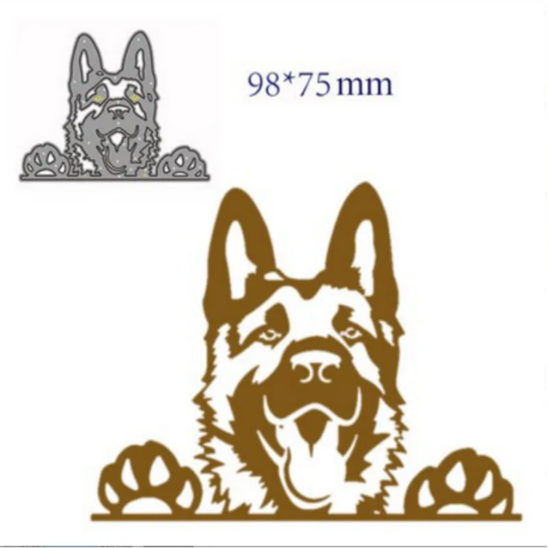 

Animal Dog Metal Cutting Dies for Scrapbooking Handmade Mold Cut Stencil New 2021 DIY Card Make Mould Model Craft Decoration