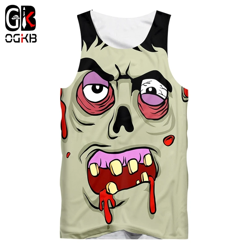 OGKB летняя мужская безрукавка для Хэллоуина улицы хит продаж оптовая продажа