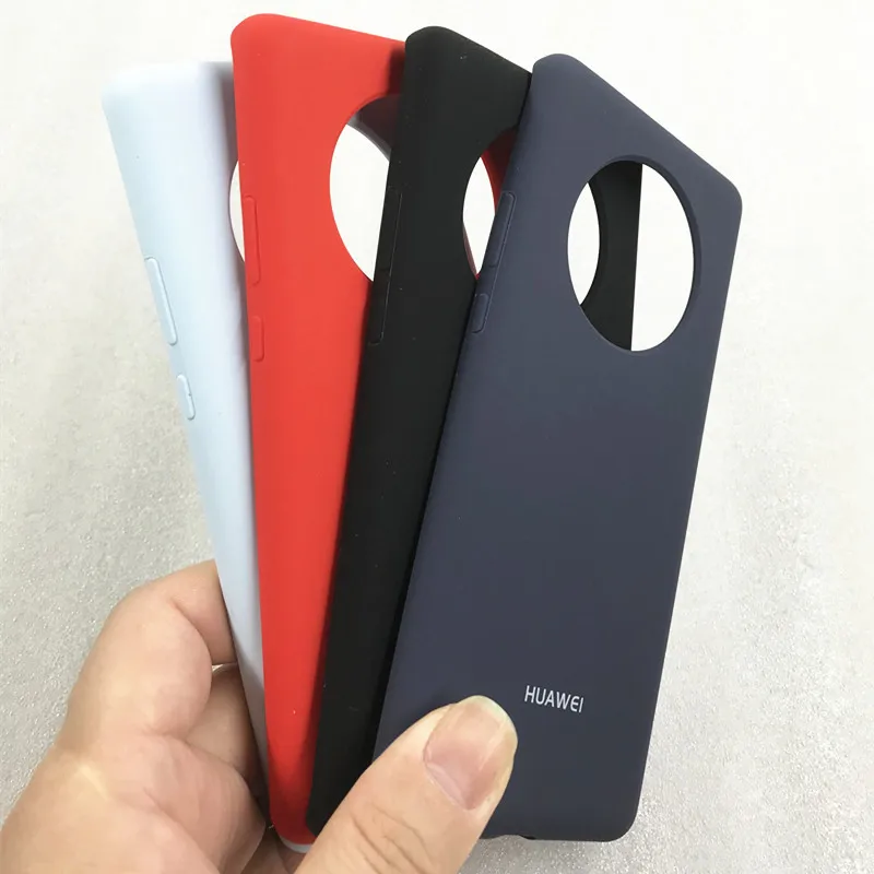 Оригинальный жидкий силиконовый чехол для Huawei Mate 40 Pro Шелковый мягкий на ощупь mate