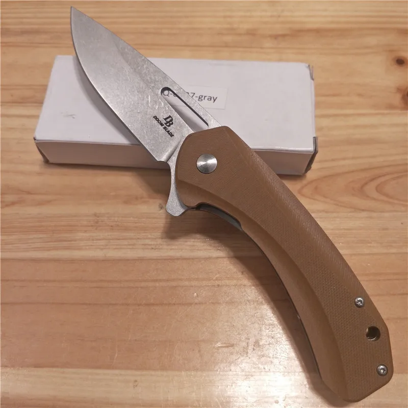 Тактический складной нож 60-61HRC D2 Клинок рукоятка G10 походный охотничий для