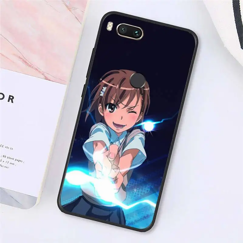 

Anime A Certain Scientific Railgun Phone Case For Xiaomi Redmi note 7 8 9 t max3 s 10 pro lite Luxury brand shell funda coque