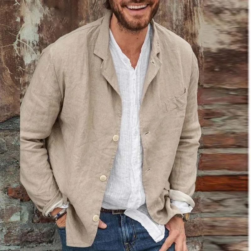 

2021 New Men Season Print Casual Street Exercise Jacket Button Fashion Men Designer Clothes Spring European Large Size S-3XK