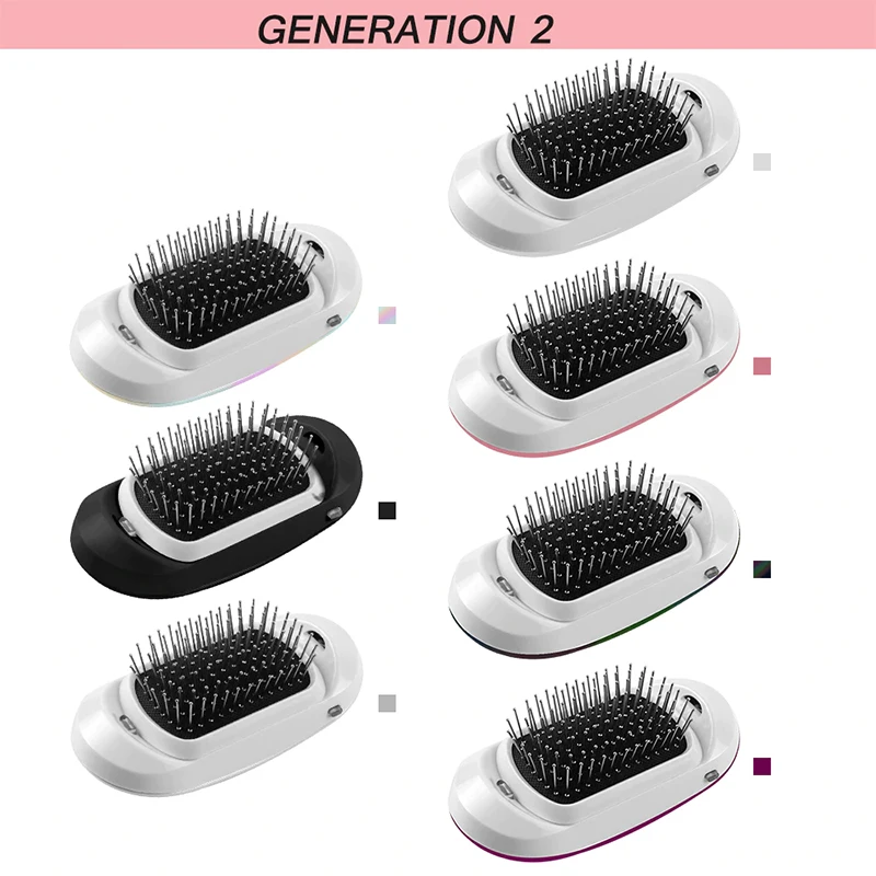 Высокое качество Ионная Щетка для волос электрическая щетка без завивки