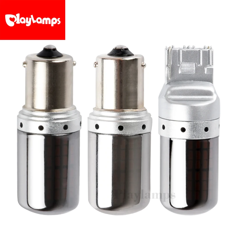 Автомобильный поворотный сигнал T20 7440 7443 светодиодный лампы 144 smd LED CanBus без Hyper Flash