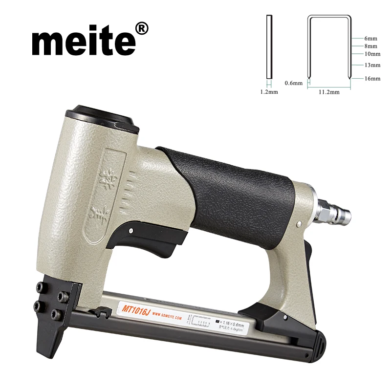 MEITE MT1016J crown 11 2 мм 20 gauga пистолет для обработки ногтей Пневматический воздушный