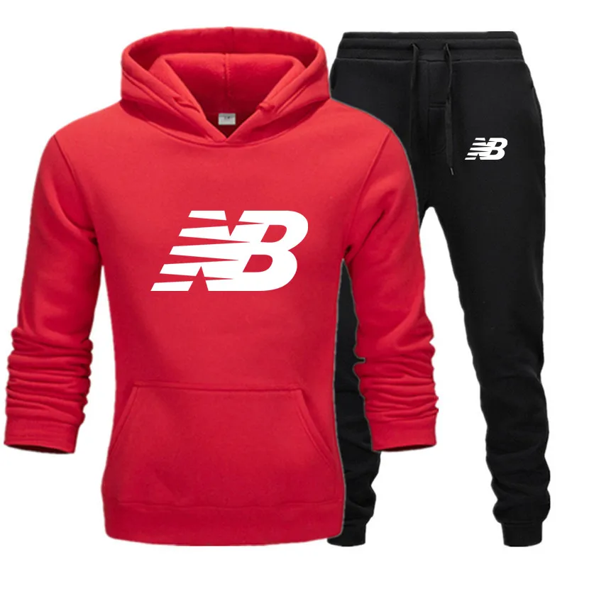 

Mens Tracksuits 2021 Cotton Casual Hoodie Set Autumn Male Sweatshirt Clothes For Men