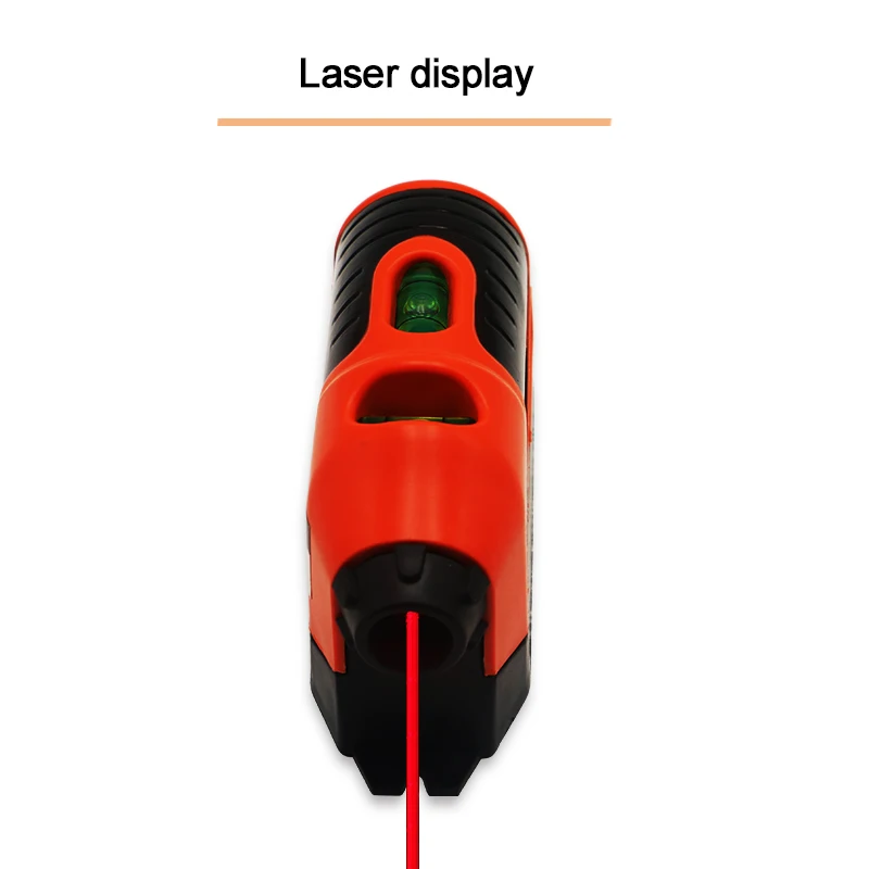 Mini Vertical Spirit Level Tool Laser Level LASER STRAIGHT THE LASER GUIDED LEVELER LINE Measurement Gauge Tool