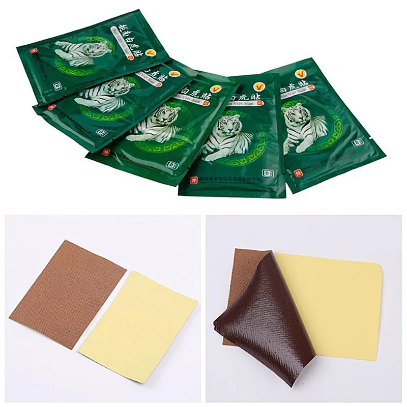

40 Pcs Back/Neck Muscular Pain relieving Vietnam White Tiger Balm Patch Meridians Plaster Lumbar Pain Relief Body health Care