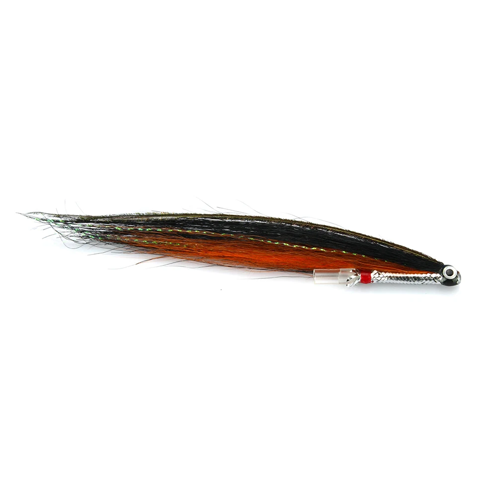 Elver Sunray черный оранжевый лосось мухи морской форели пластиковые трубки -8 шт. | Наживки для рыбной ловли -4000362191738