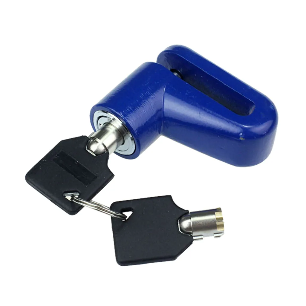 Велосипедный замок для дискового тормоза с пластиковой рамой и ключом защита от