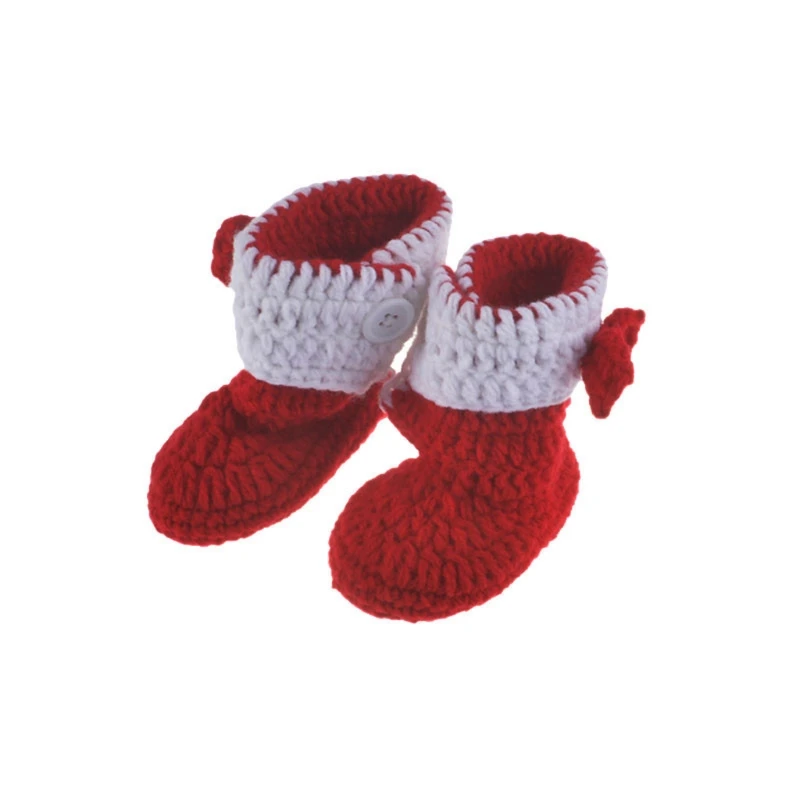 

New Newborn Photography Props Christmas Outfit Knitted Baby Photo Shooting Clothes
