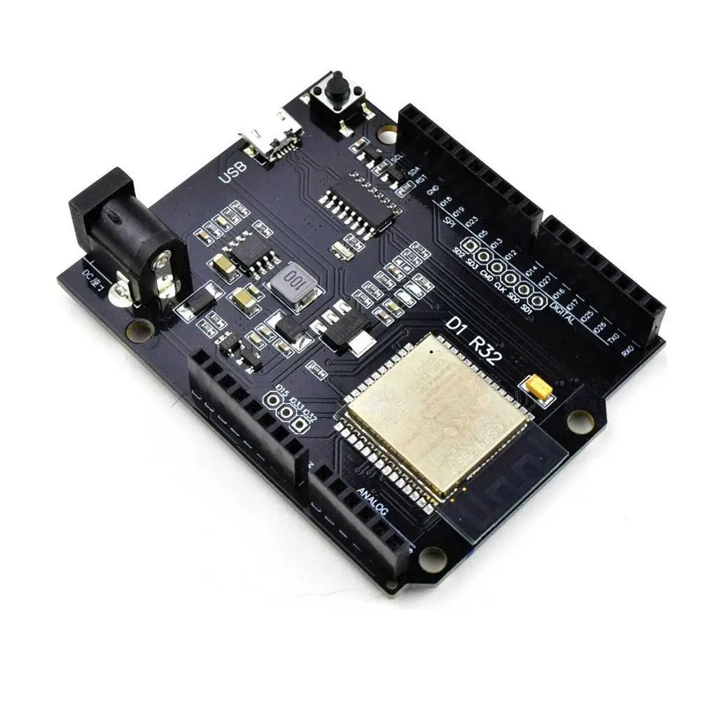 

Беспроводная плата для разработки ESP32, Wi-Fi, Bluetooth, для Wemos D1 R32 CH340G, 4M флэш-памяти для Arduino