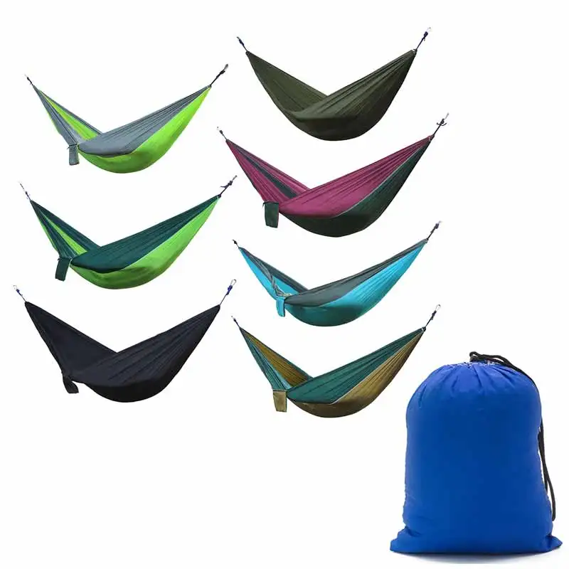 Портативный гамак двойная кровать для кемпинга выживания сада подвесная