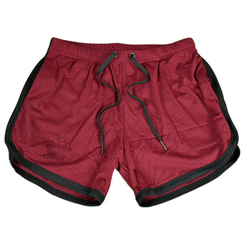 Шорты мужские шорты для фитнеса бодибилдинга спортивного зала дышащая сетчатая