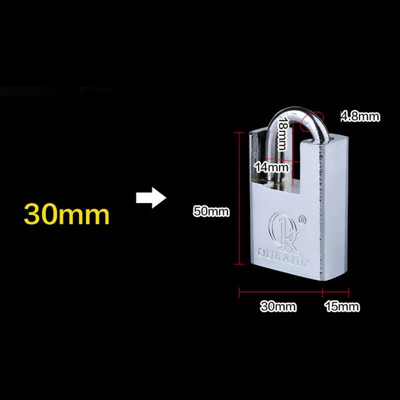 Водонепроницаемый дверной замок с защитой от кражи и ржавчины навесной медным