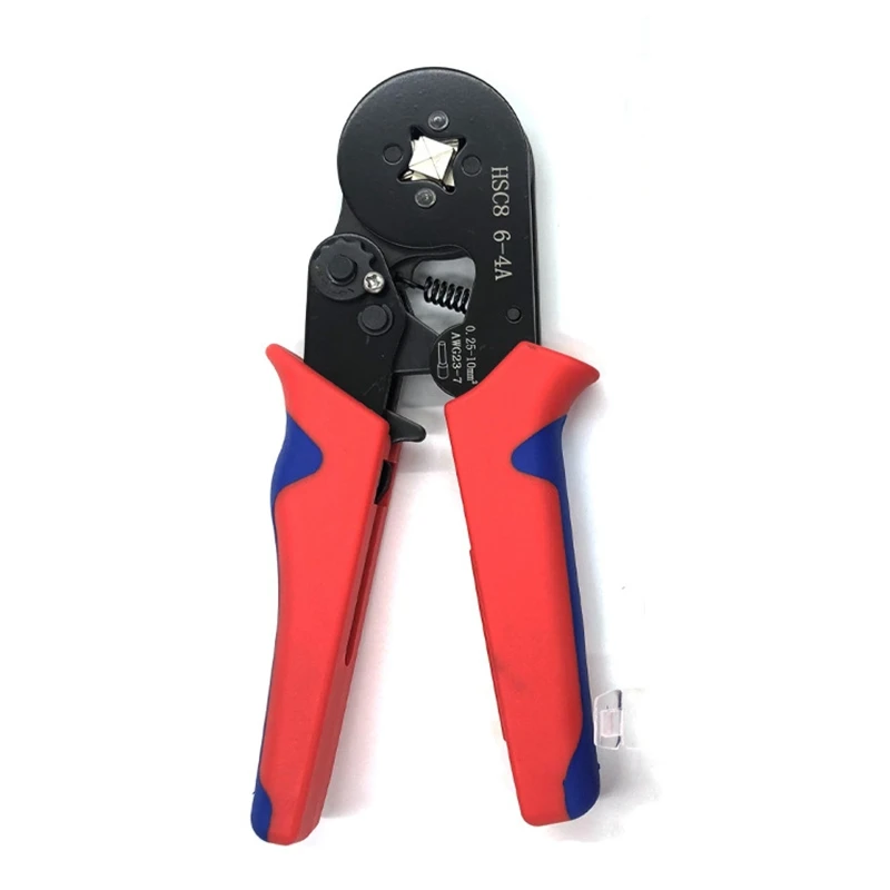 

1250Pcs Crimp Ring Tip Come with a HCS8 6-4A Crimping Tool Insulated Terminal Block Electric Wire Connector Pin Tube