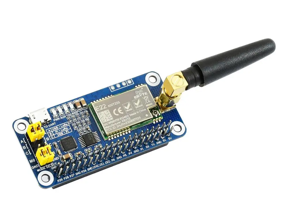 SX1268 433M LoRa шляпа на основе охватывает Частотный диапазон 433 МГц подходит для