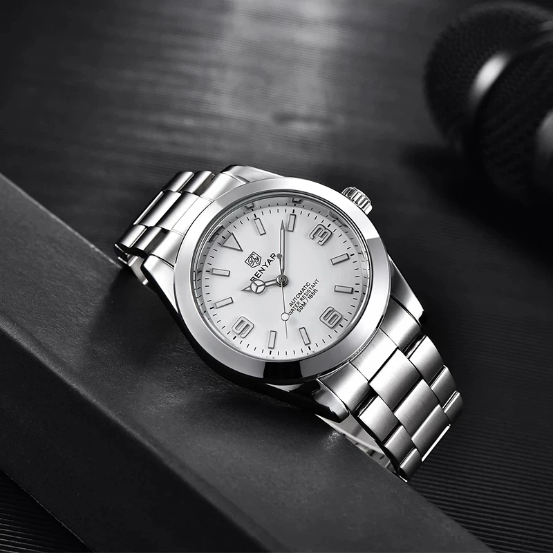 

BENYAR Mechanical Wristwatch Stainless Steel Waterproof Automatic Watches Top Brand Classic Luxury Men's Watch Reloj Hombre