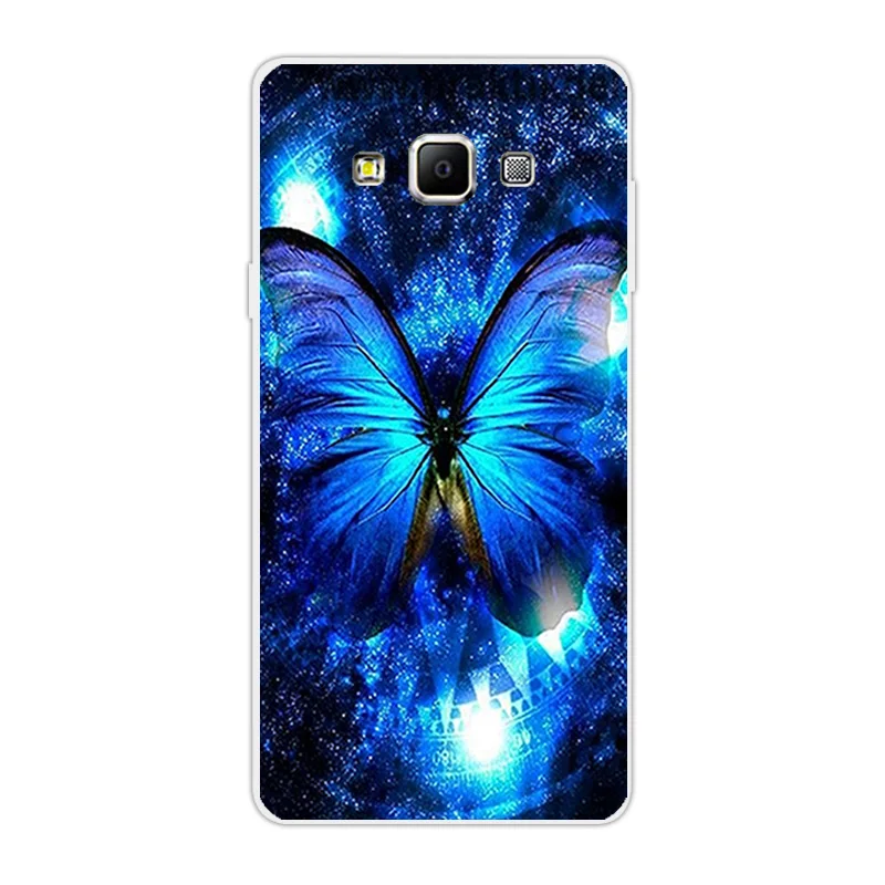 Ультра тонкий чехол для Galaxy S6 Edge Plus SM-A700F SM-J700F SM-A320F модный прозрачный чехол для телефона для J7 A3 A7 - Цвет: 19