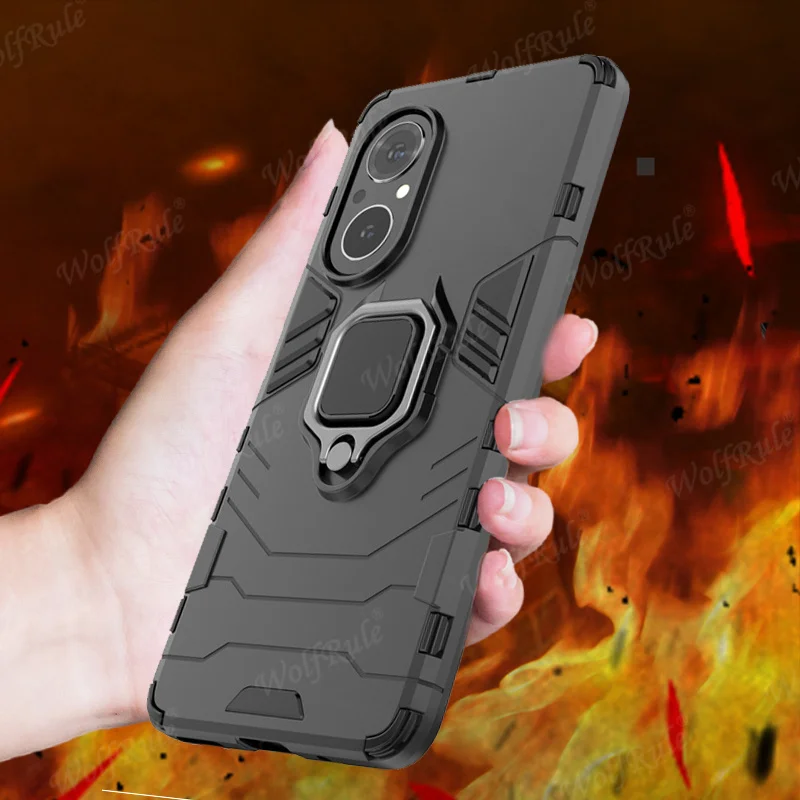 

Phone Case For Huawei Honor 50 SE Cover For Honor 50 SE Capas Shockproof PC Holder Magnetic Armor Case For Honor 50 SE Fundas