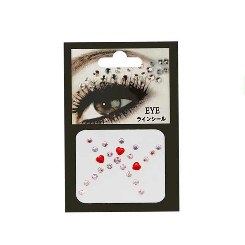 1 шт. сексуальные 3D хрустальные украшения для глаз алмазные глаза вечерние