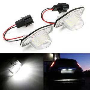 2pcsset license plate light lamp housing parking light car modification replacement part for honda fit crv frv hr v free global shipping