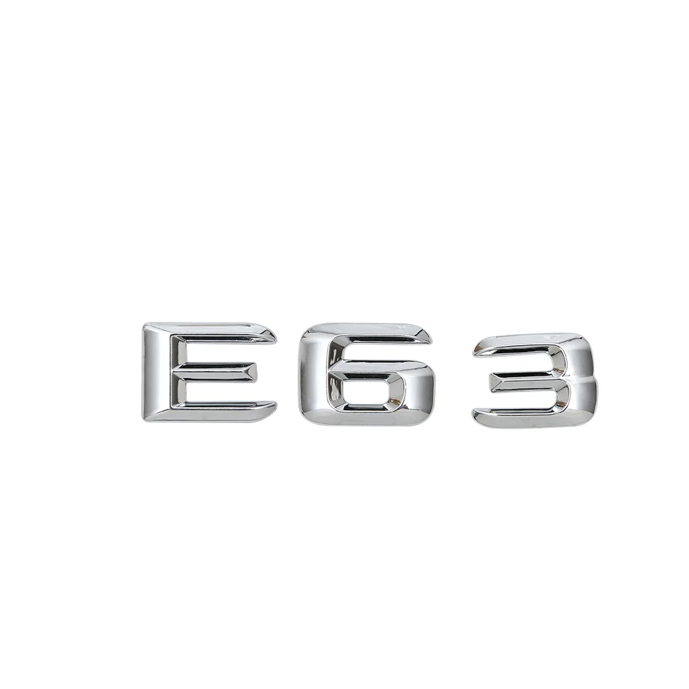 

Значок на крышку багажника, Задняя эмблема, хромированные буквы E 55 E 63 для W115 W123 W124 W210 W211 W212 W207 E-CLASS E55 E63