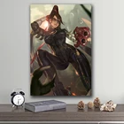HD игровой графический плакат, картины, Shogun Bayonetta, украшение для детской спальни, картина из ПВХ, декор для кафе, бара, стикер, искусство