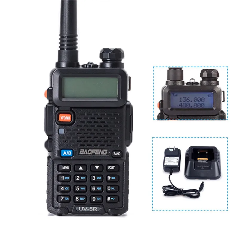 Иди и болтай Walkie Talkie “иди UV 5R 5 Вт CB Ham Портативный радио Baofeng трансивер 136 174 МГц/400