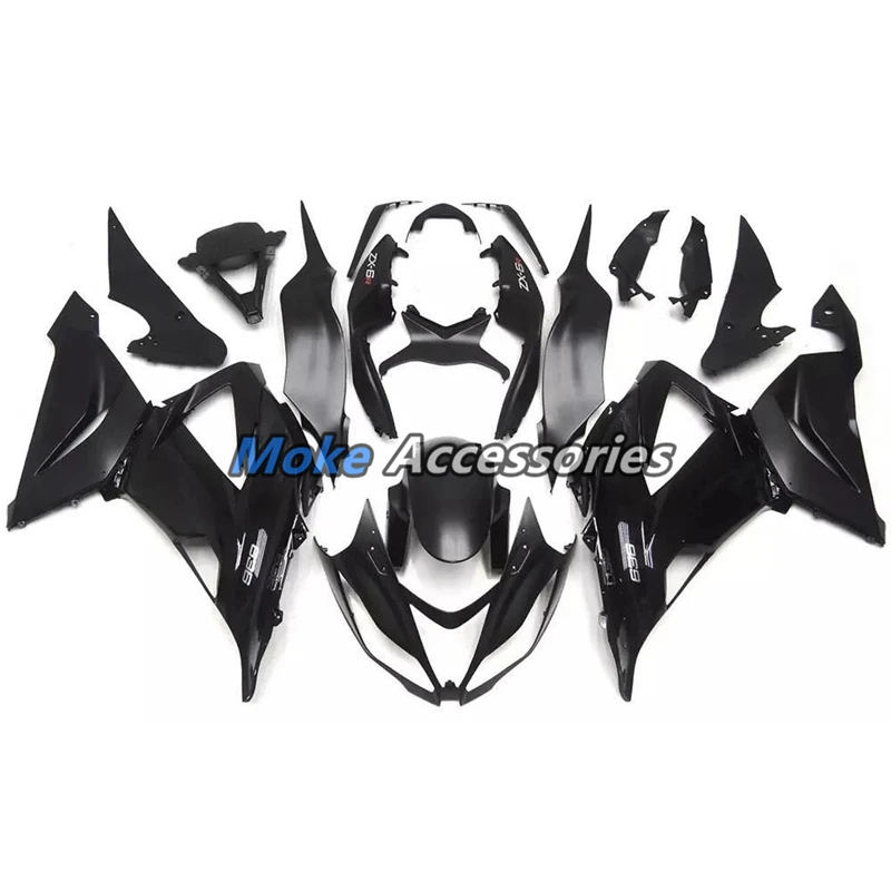 

Motorcycle Fairings Kit Fit For zx-6r 2013 2014 2015 2016 2017 2018 636 Bodywork Set Ninja Black - 2