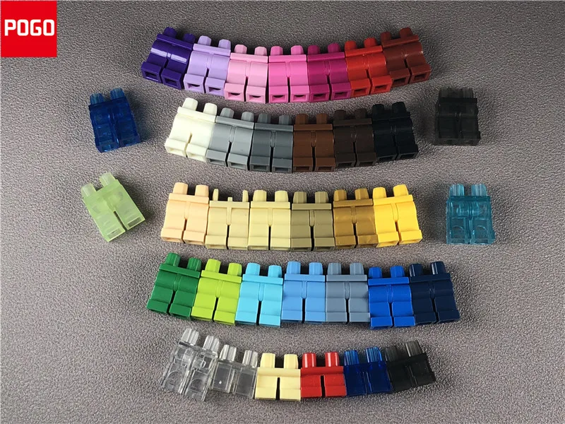 10 шт./лот MOC модели фигурок Красочные Брюки сделай сам развивающие строительные