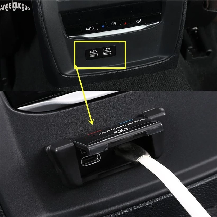 Для BMW 3 серии G20 G28 2019 + Автомобильный usb интерфейс для зарядки декоративный