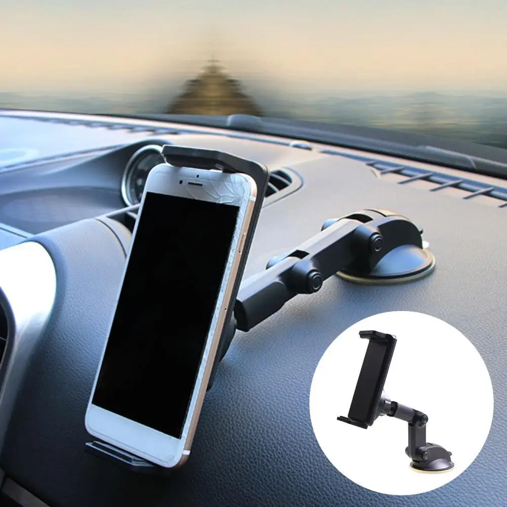 

Автомобильный держатель для телефона с поворотом на 360 градусов, сильное всасывание, универсальная подставка для телефона с креплением на в...